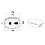 Box doccia cromato tubo PVC 4 m (Bulk 10 pz)