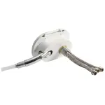 Box doccia cromato tubo PVC 2,5 m uscita posteriore/laterale - immagine 3