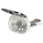 Box doccia cromato tubo PVC 4 m uscita posteriore/laterale