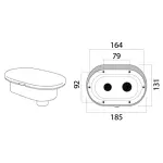 Box doccia con tubo inox 4 m (Bulk 10 pz) - immagine 2