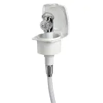 Doccetta New Edge bianca tubo PVC 2,5 m