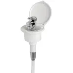 Doccia Elegant bianca tubo PVC 2,5 m in piano