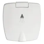 Doccetta New Edge bianca tubo PVC 2,5 m - immagine 5