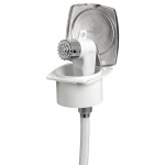 Doccetta Boris Inox tubo PVC 2,5 m