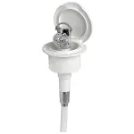 Doccia Classic Evo bianca tubo PVC 2,5 m  in piano
