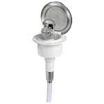 Doccia Classic Inox bianca tubo PVC 2,5 m