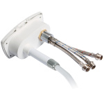 Box doccia New Edge bianca tubo PVC 4 m (Bulk 10 pz)