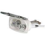 Box doccia New Edge cromata tubo PVC 2,5 m uscita posteriore