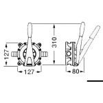 Pompa Whale Gusher Urchin leva fissa - immagine 2