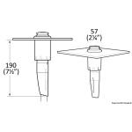 Doccia Twist fredda dritta grigia