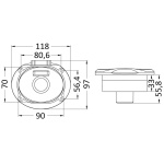 Box Elissa inox con doccia Tiger tubo PVC 2,5 m - immagine 2