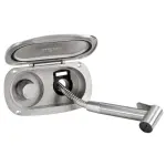 Box doccia Elissa inox-doccia Tiger tubo inox 2,5m