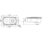 Box doccia Elissa inox-doccia Tiger tubo inox 4m - immagine 2