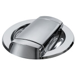 Doccia Saturn solo fredda base orizzontale cromata