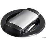 Doccia c/miscelatore Saturn base orizzont.nera