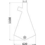 Sacco in PVC per doccia Saturn