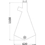 Sacco in PVC per doccia Saturn