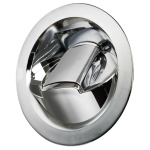 Doccia Saturn solo fredda base verticale cromata