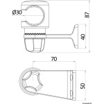 Staffa a parete per doccia - immagine 3