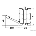 Pompa a pedale Whale Gusher MK3 - immagine 2