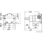 Pompa Nauco 335 46 l tenuta ad anello gomma - immagine 3