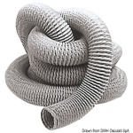 Tubo per aspiratore autoestinguente 80 mm