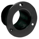 Boccola in plastica nera per tubo