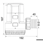 Pompa di sentina ad immersione G3700 24 V - immagine 4