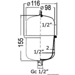 Serbatoio per autoclavi 1 l - immagine 2
