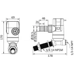 Pompa aeratrice Europump Next Gen 24V verticale - immagine 2
