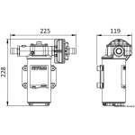 Pompa autoadescante 12 V 46 l/min - immagine 2