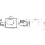 Pozzetto raccolta acque grigie 27 l/min 12V
