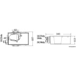 Pozzetto raccolta acque grigie 41 l/min 24V