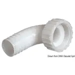 Portagomma 90° femmina 3/4" x 16 mm