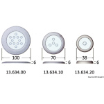 Luce cortesia blu 1w orizz. - immagine 3