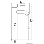 Miscelatore Diana bagno alto - immagine 2