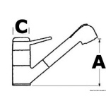 Miscelatore Olivia + doccia estraibile - immagine 2