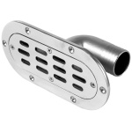 Scarico pozzetto inox ovale