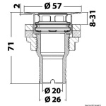 scarico inox con filtro - immagine 2