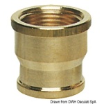 Manicotto ottone femmina/femmina 1"1/2 x 2"