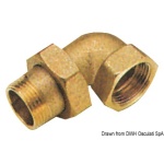 Raccordo 3 pezzi curvo 1" 1/4