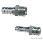 Portagomma maschio inox 3/8" x 12 mm