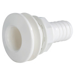 Scarico a mare plastica bianca 1" 1/2 - immagine 3