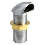 Ombrinale in ottone cromato 1 1/2"