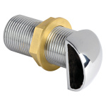 Ombrinale in ottone cromato 2" - immagine 2