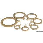 Rondella in ottone 2" con attacco cavo massa