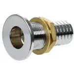 Scarico filo ottone cromato 1" 1/2 x 45 mm