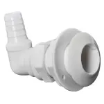 Scarico mare plastica 90°  1" x 25 mm