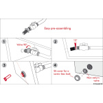 Scarico a mare regolabile 1'' 1/2 con portagomma - immagine 3