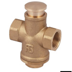 Rubinetto ottone a pulsante 3/8"